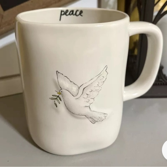 Rae Dunn Other - (Set of 2) Rae Dunn Peace Dove Mugs